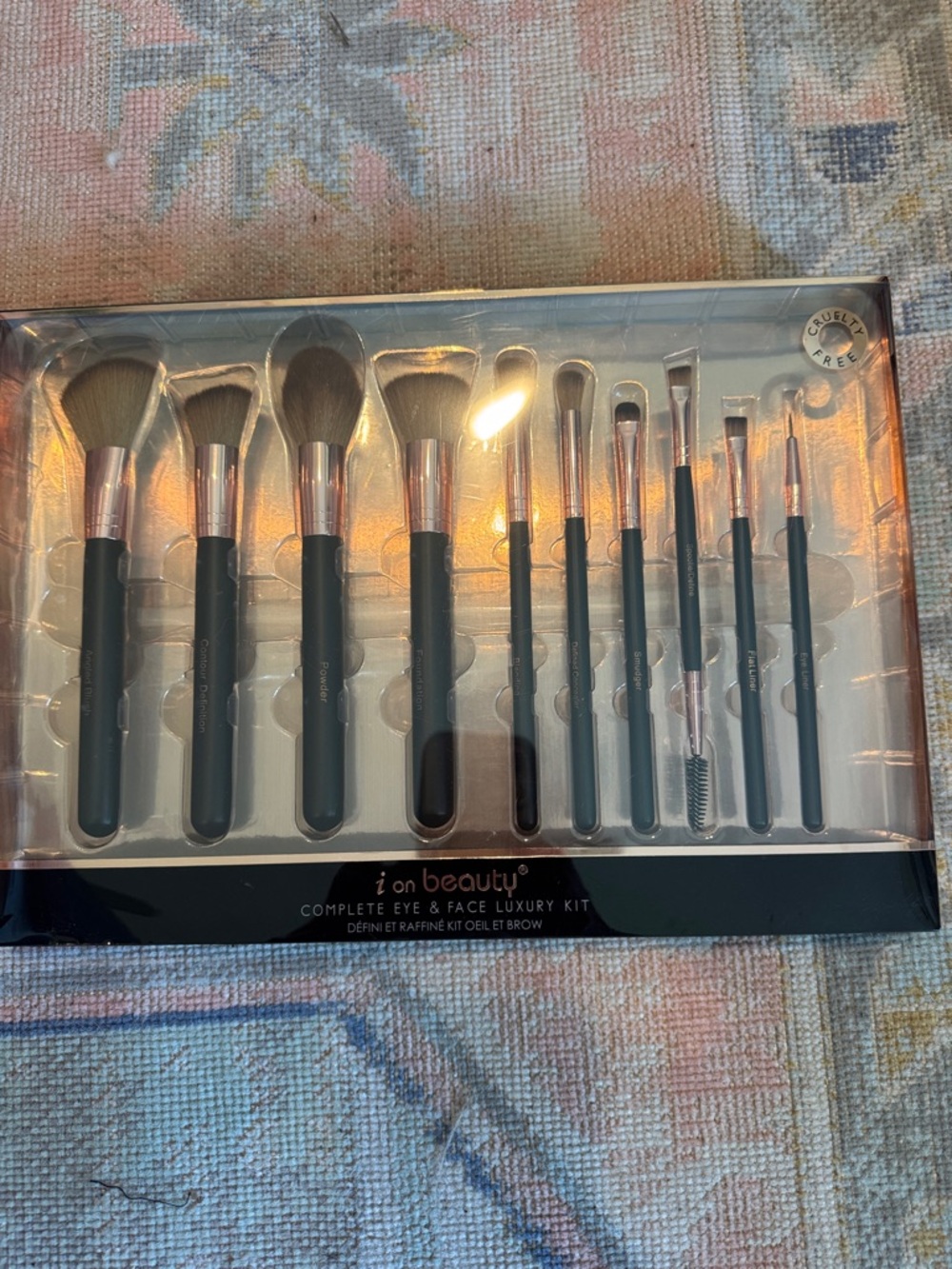 Ulta Beauty Black and Rose Gold 12-Piece Eye & Face Brush Set - Ulta Beauty